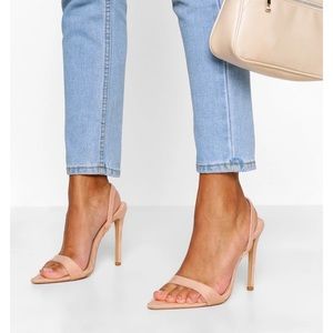 Nude slingbacks - fit like 8.5 (sz 9/40 run small)